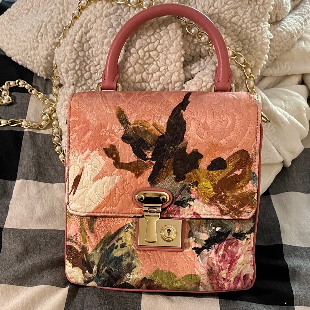 Dolce & Gabbana Pink Floral Mini Bag